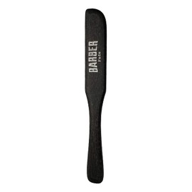 BARBER MARMARA Fade Brush L - Beard Brush - Beard Care Brush - Cleaning Brush for Men - Ideal for Removing Cut Hair - Hairdresser & Barber Needs - Wooden Styling Brush Black