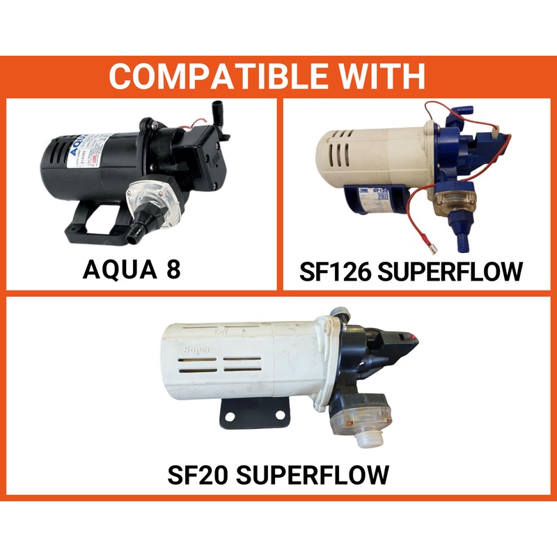Fiamma Aqua SF 126 Superflow Set of 3 High Resistance