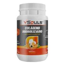 Colágeno Hidrolizado Vsouls ® Sabor Naranja-maracuya 1.2 Kg Naranja