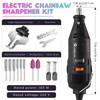 Electric Chainsaw Sharpener Kit 180W Power Chain Saw Sharpen Tool