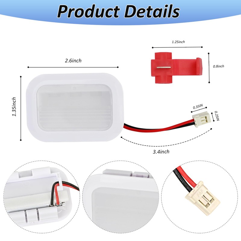 Delixike W11683243 LED Module Service Fits Whirlpool Kenmore Maytag Amana