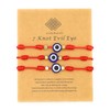 Jasimkiss Evil Eye 7 Knot Lucky Bracelets Adjustable Red String