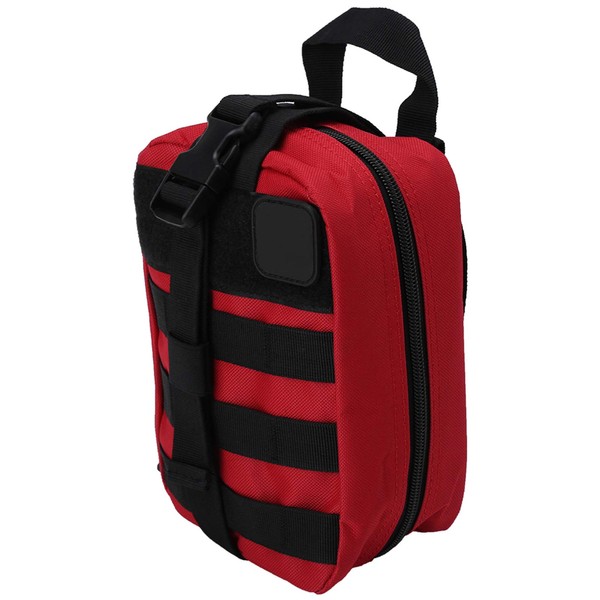 Sonew First Aid Bag, Multifunctional First Aid Bag, Outdoor First Aid Bag, Survival Bag, Climbing Emergency Bag (Red)