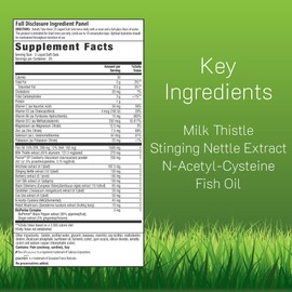 Irwin Naturals 2-in-1 Kidney & Liver Super Cleanse - 60 Liquid Softgels - High-Powered, Whole-Body Support Formula with Fish Oil, Zinc, Magnesium, and Potassium