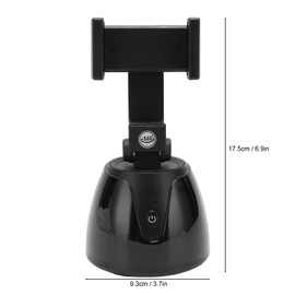 Car Tracking Phone Holder, Smart 360 Degree Phone Holder with Face Tracking Capture Perfect Recordings and Videos with Motion Detection Technology