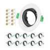 Recessed Ceiling Light Fitting - GU10 Downlights for Ceiling, Round