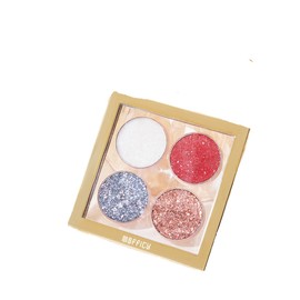 Maffick Paleta de Sombras de Ojos, 4 Colores Brillantes, Textura Sedosa y Duradera (02)
