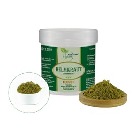 VITA IDEAL Vegan® HELMKRAUT – 50 g Powder – Scutellaria Lateriflora – Daily Serving 700 mg Helmet – Herb, Natural, Vegetable & No Additives, Includes Measuring Spoon