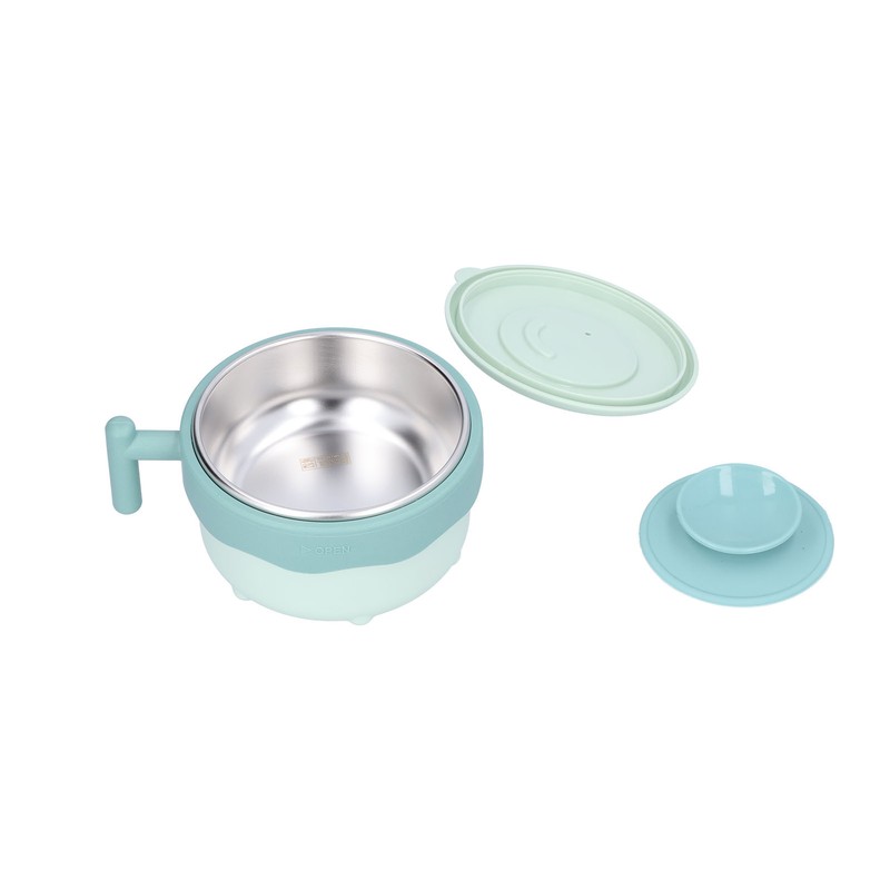 Stainless Steel Baby Feeding Bowl Heat Preservation Tableware Suction Bowl
