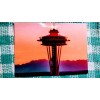 FREDERICKFILMS.COM/SHOP 5 X 7 POST CARD SPACE NEEDLE @ SUNSET