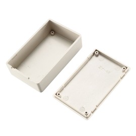 Sourcingmap 2pcs 80 x 50 x 26mm Electronic Plastic DIY Junction Box Enclosure Case Beige