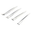 Eyelash Extension Tweezers Kit Stainless Steel High Accuracy Lash Tweezers
