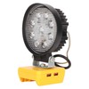 LED Work Light 27W Round Dual Level Adjustable Aluminum Housing