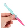 FOMIYES Eyebrow Grooming Tool Precision Tweezers Eyebrow Trimmer Comb for