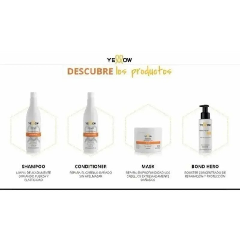 Acondicionador Reestructurante Repair Almendra Yellow 500ml