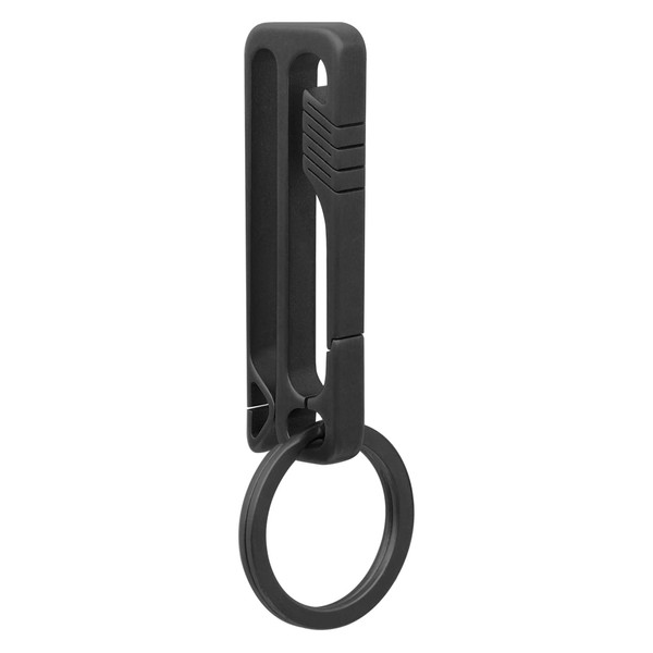 PJYTAC Black Titanium Belt Key Holder Heavy Duty Quick Release