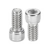 PATIKIL 1/4-20x1/2 Hex Socket Head Bolts Screws 304 Stainless Steel