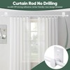 ZNONOX ZNONOX Curtain Rods No Drilling for Windows 30 to