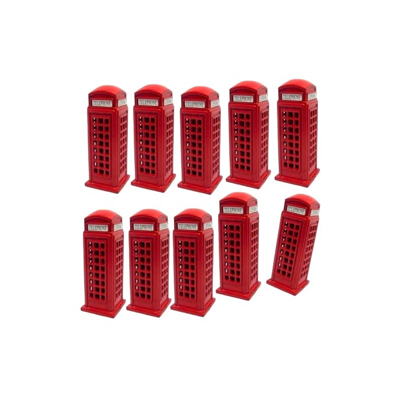 10 x London Telephone Box Magnet, British Souvenir Metal Magnet,
