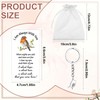 Kklolai 30 Sets Robin Bird Memorial Keychains Gifts Bereavement Sympathy