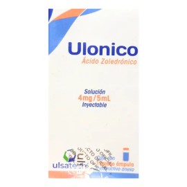 Acido Zoledrónico 4mg/ 5ml Ulonico Ámpula Inyectable