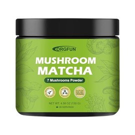 ORGFUN Mushroom Matcha - Ceremonial Matcha with Superfood Mushrooms