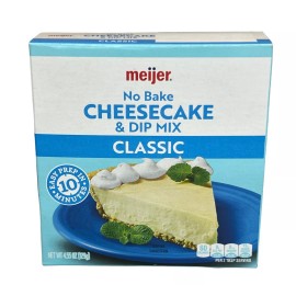 Meijer Classic No Bake Cheesecake & Dip Mix 4.55 oz