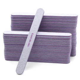 NVGFTG Pack of 50 Nail Files 100/180, Nail Files for Gel Nails, Files Nails, Double-Sided Nail Files Set, Nail File, Shape Straight Grit Disposable Nail Files for Nail Salon, Home