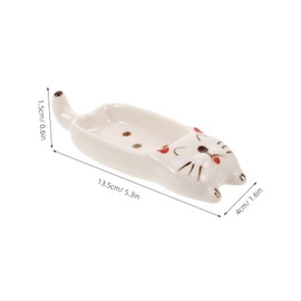 HONMEET Manicure Cup Nail Art Cleaning Cup Reusable Bowl Decorative Nail Dish Cat Shape