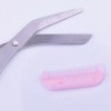 KH Perfilador Cejas Y Pestañas Tijera Con Peine Para Maquillaje