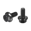 sourcing map 15Pcs 1/4-20 x 1/2" Flanged Hex Head Bolts,