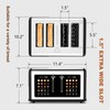 4 Slice Toaster Touch Screen, Stainless Steel Toasters Digital Timer,