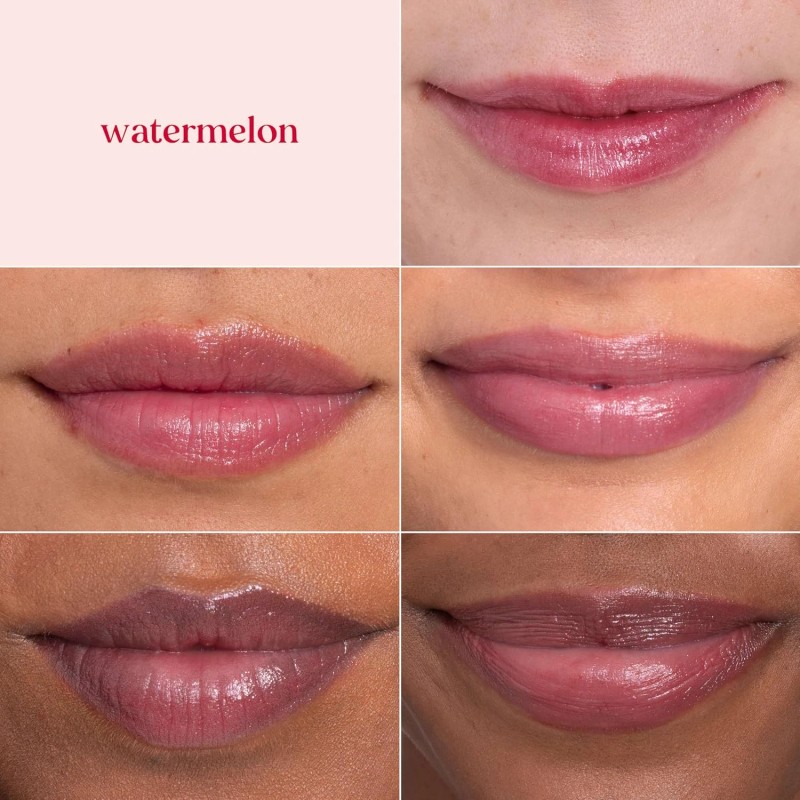 Burt's Bees Burt’s Bees Shimmer Lip Tint, Watermelon, Moisturizing, 0.09