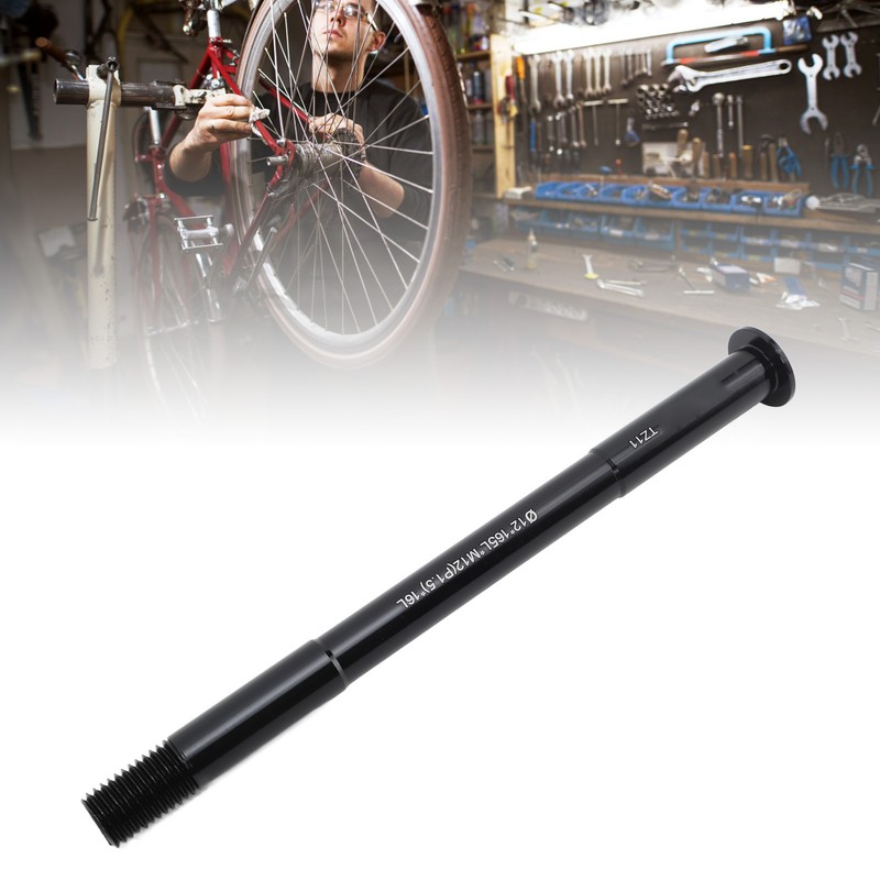 Bike Rear Thru Axle Aluminium Alloy Easy Installation Bicycle Wheel