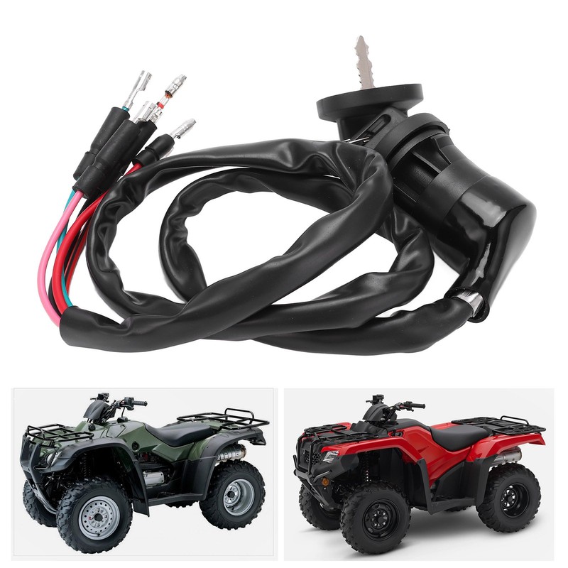 ATV Ignition Switch with 2 Keys 35100‑HA7‑675 Replacement for Fourtrax