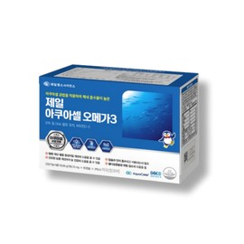 Jeil Health Science Jeil Aquacell Omega 3 120 Capsules (4 months) Omega 3 EPA DHA / 제일헬스사이언스 제일 아쿠아셀 오메가3 120캡슐(4개월) 오메가3 EPA DHA
