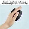 Scalp Massager Shampoo Brush | Rubber Scalp Massager Hair Brush,Ergonomic