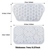 Attuslla Coaster Silicone Resin Kits Honeycomb Shape Resin Pendant Molds