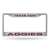 Rico Texas A&M Aggies Chrome Metal License Plate Frame Holder