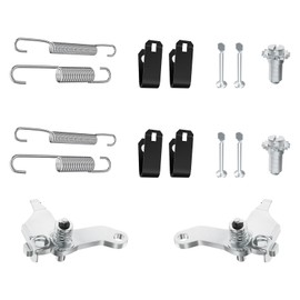CLUBRALLY Golf Cart Brake Shoes Spring Repair Kit, Club Car Brake Kit for Club Car DS 1995-Up & Precedent 2004-Up Golf Cart, OEM#101816301, 101815501/101815501, 101816501/101816502