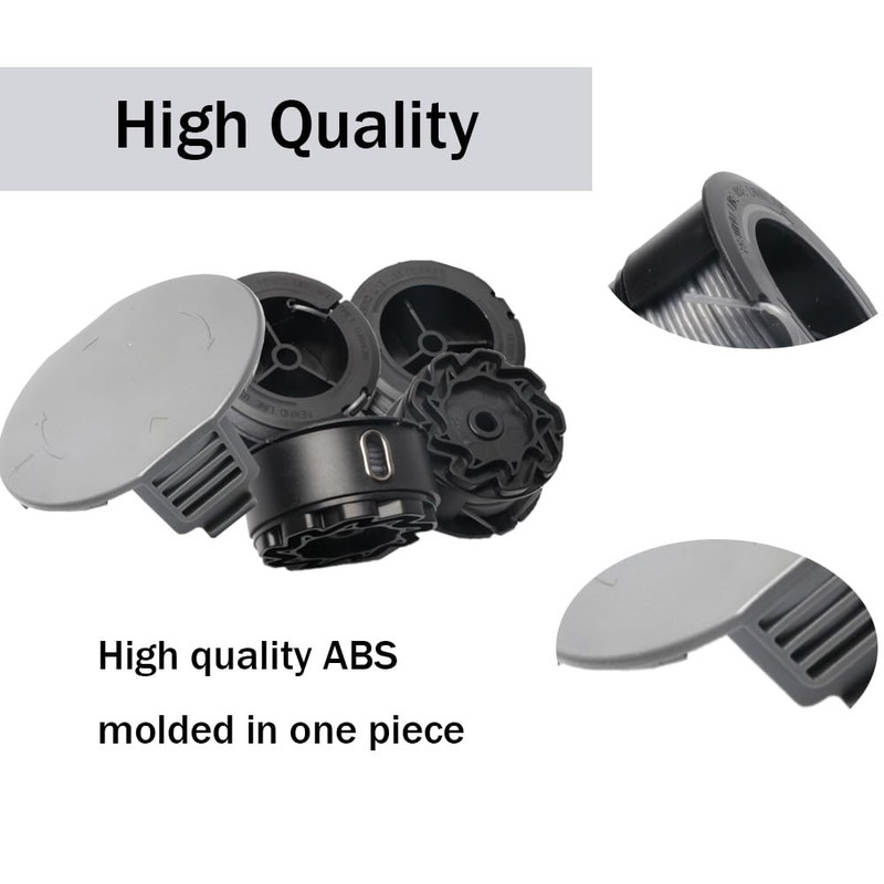 1 trimmer cover, 4 thread spools, grass trimmer thread spool,