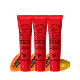 larosanna 3 Pack Papaw Ointment, 25g Each Papaya Cream with Lip Applicator Imported Directly From Australia