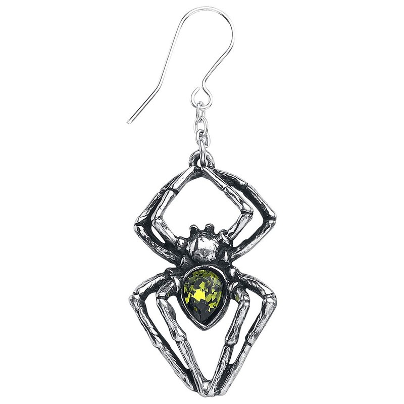 Alchemy Gothic Emerald Venom Pair of Earrings