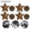 50 Sets of Star Rivets Star Shaped Rivets with Spikes