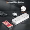 Multi Plug Extension Socket 4 Way with Flexible Plug, 4