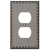 Amerelle Amertac 90DAN Egg and Dart Antique Nickel Cast Wall