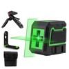 Self-Leveling Laser Level, 2 Lines Laser Level Green Cross Laser