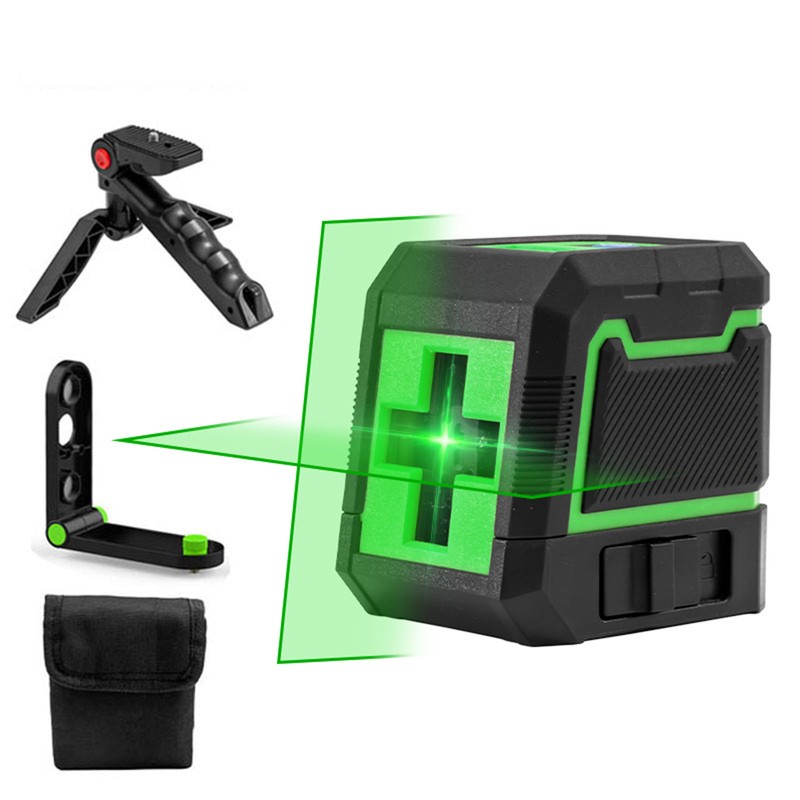 Self-Leveling Laser Level, 2 Lines Laser Level Green Cross Laser