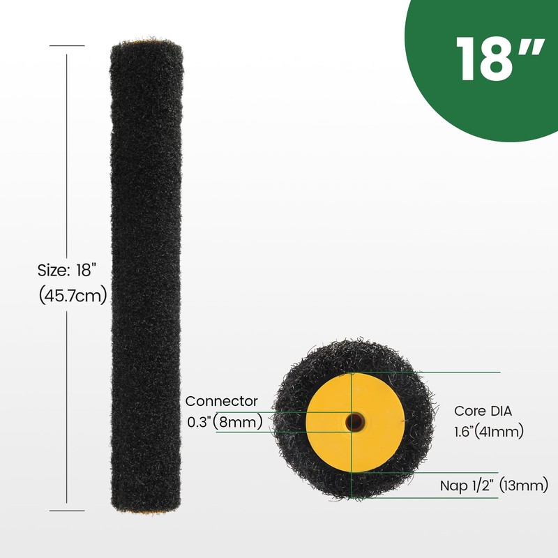 VOOMEY 18 Inch Drywall Compound Roller,Drywall Mud Roller,Ideal for Large