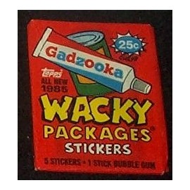 Wacky Packages 1985 Trading Card Stickers Pack